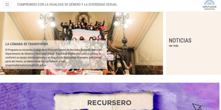 LA CÁMARA DE DIPUTADOS LANZA UN PORTAL CON INFORMACIÓN LEGISLATIVA DE GÉNERO