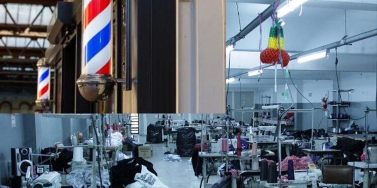 Empleo patas para arriba: más barberías y menos talleres textiles