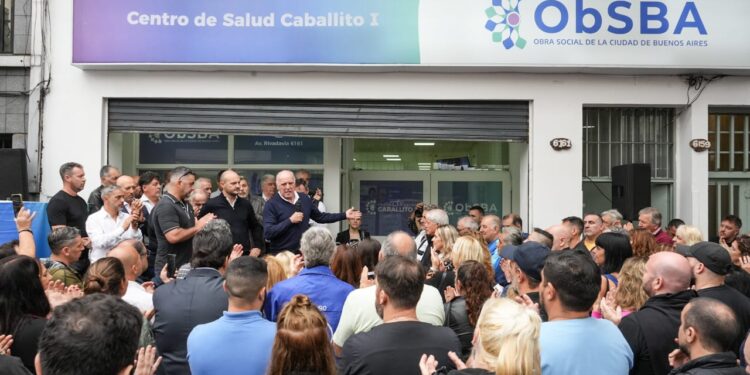 INAUGURACIÓN DE CENTRO DE SALUD CABALLITO I: “El camino de profundización es la apertura de más centros propios”, Alejandro Amor, presidente de la ObSBA 