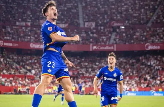 El Getafe derrotó al Sevilla de Matías Almeyda por LaLiga