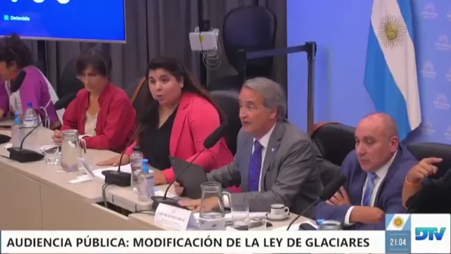 A los gritos en el Congreso: escándalo con periodista en plena audiencia por la Ley de Glaciares