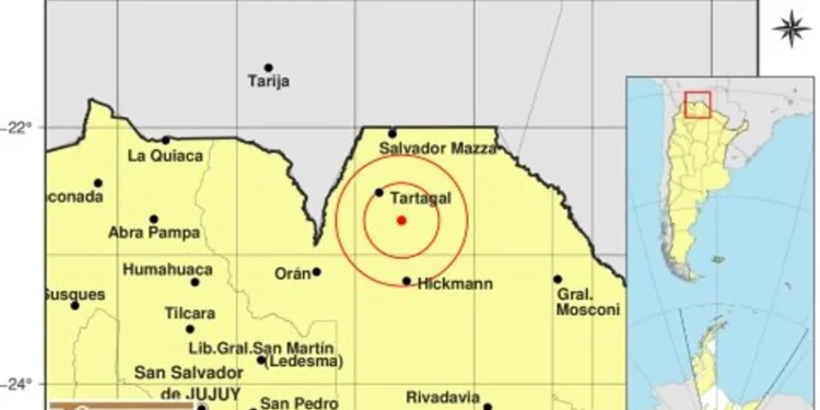 Los vecinos de Salta se levantaron de la cama por un sismo de 4.4 de magnitud