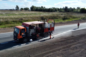 Guaminí: finalizó la obra de repavimentación de la Ruta Provincial Nº85