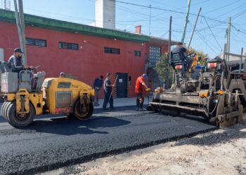 Obra de repavimentación para los vecinos y vecinas de Gutiérrez