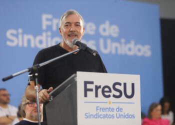 Intervención de la UOM: ATE se moviliza y Aguiar señaló que “si no vamos a una huelga general, se quedan con los sindicatos”