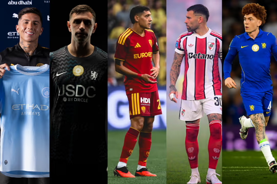 Uno por uno: los futbolistas de la Selección argentina que cambiaron de club en este mercado de pases