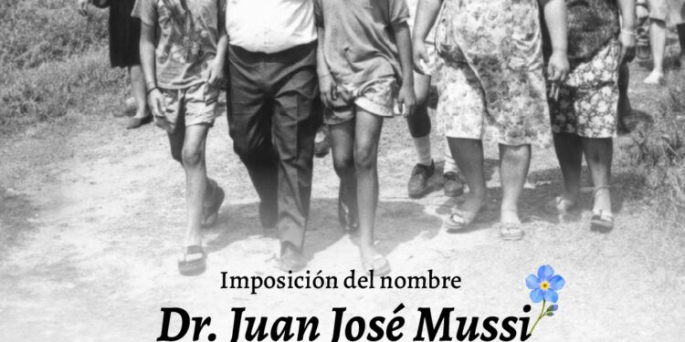 La calle 158 llevará el nombre Dr. Juan José Mussi