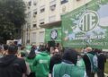 ATE protestó en Fabricaciones Militares para rechazar su intento de privatización y Aguiar asegura que “el conflicto se va a profundizar”
