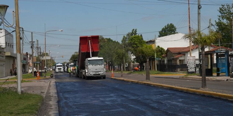 Ruta Provincial Nº 40: avanzan las obras en Marcos Paz
